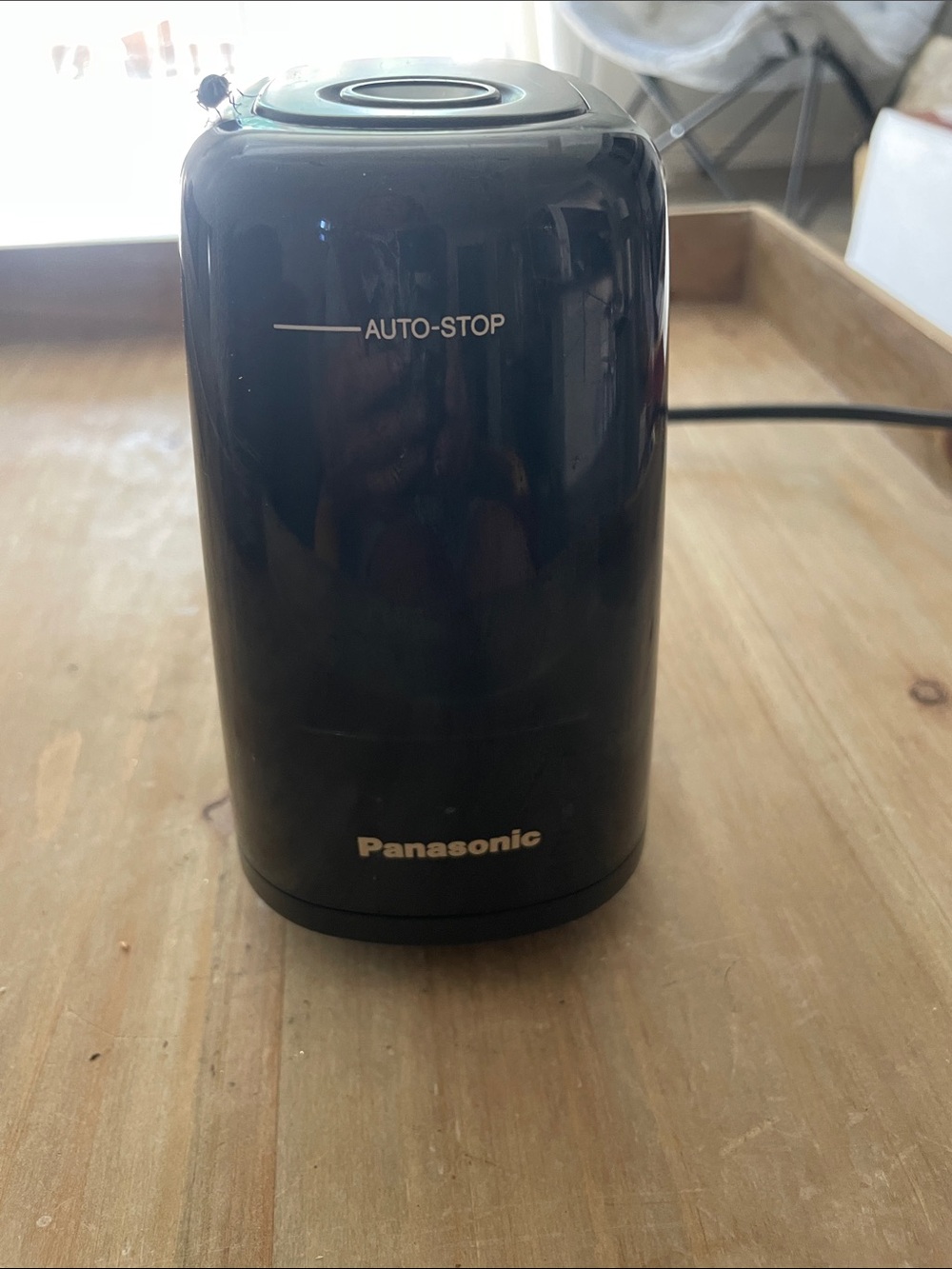 Panasonic Black Electric Pencil Sharpener with Auto-Stop Tested